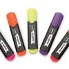 Cello Geltech Fun Glitter Gel Pen(Pack of 10 Pens in Multicolour Ink)| Glitter Gel Pens for Art Lo Hi-Lighter(Pack of 5, Vivid Colors - Yellow, Pink, Peach, Orange and Purple)| Easily Applica