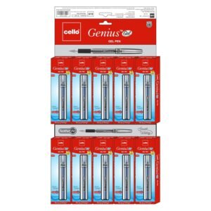 Cello Genius Gel Pen - Pack of 10 (Blue)