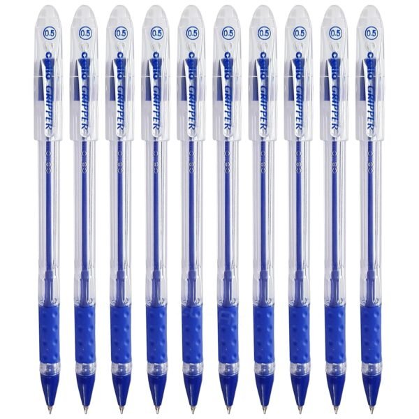 Cello Gripper-1 Ball Pen (Pack Of 10),Blue - Image 2