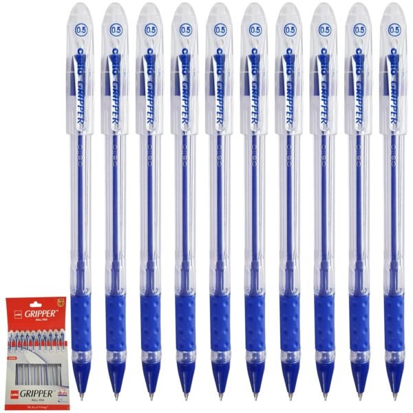 Cello Gripper-1 Ball Pen (Pack Of 10),Blue - Image 7