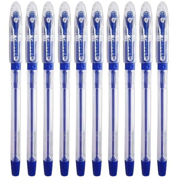 Cello Gripper-1 Ball Pen (Pack Of 10),Blue - Image 8