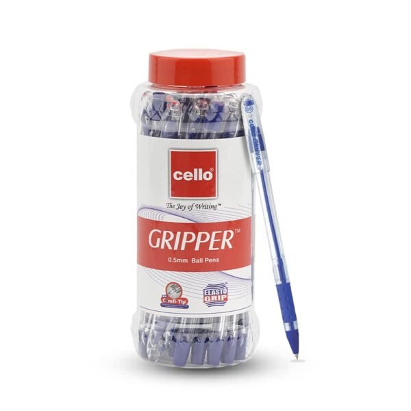 Cello Gripper Ball Pen Set - Pack of 25 (Blue) - Image 4