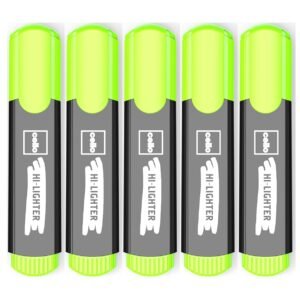Cello Highlighter Refresh - Count of 5 (Yellow)