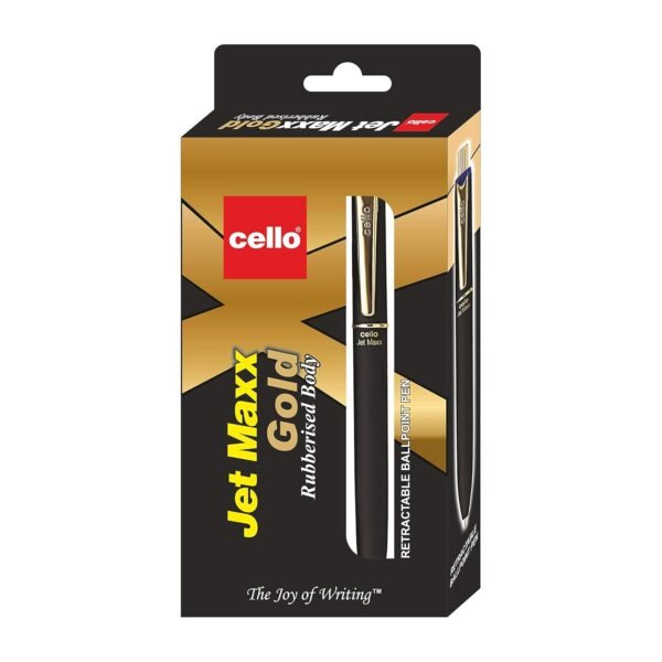 Cello Jet Maxx Gold Ball Pen - Pack of 6 (Blue) - Image 3