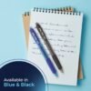 Cello Jetta Ball pens | 3 blue, 2 black pens|Jumbo refill ball pen| Retractable ball pen set for students | Ballpen pack