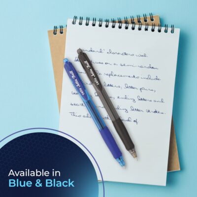 Cello Jetta Ball pens | 3 blue, 2 black pens|Jumbo refill b…