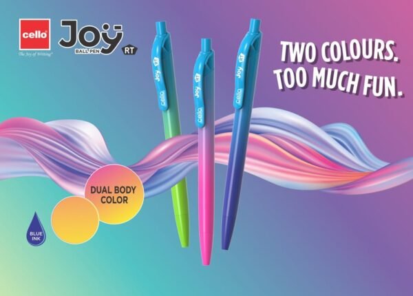 Cello Joy RT Blue Ball Pen | Pack of 50| Smooth Writing Experience | For School and Office Use - Image 2