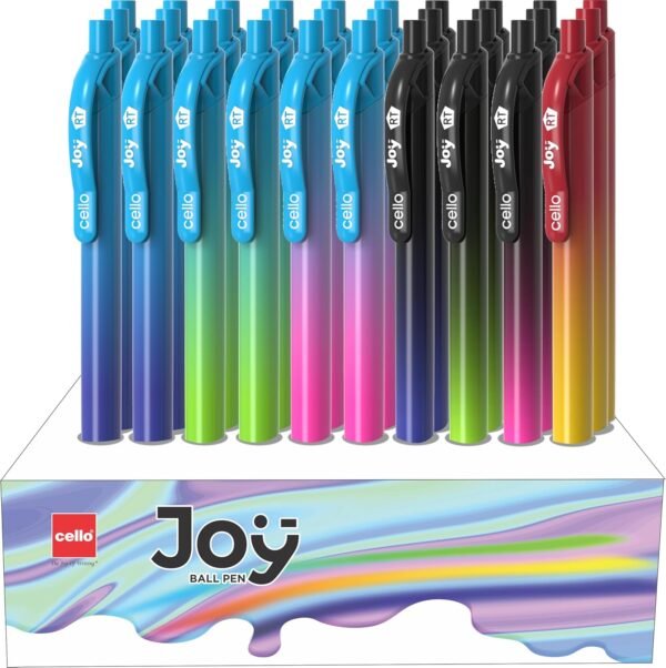 Cello Joy RT Blue Ball Pen | Pack of 50| Smooth Writing Experience | For School and Office Use - Image 3
