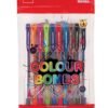Cello Maxriter Ball Pen Set (Pack Of 10 Pens - Black)| Lightweight Ball Pens For Pressure Free & Fin Colour Bombs - 10Pc Coloured Ink Gel Pens