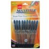 Cello Maxriter Ball Pen Set(Pack Of 10 Pens-Black)| Lightweight Ball Pens For Pressure Free & Fin Maxriter Ball Pen Set(Pack Of 10 Pens-Blue)| Lightweight Ball Pens For Pressure Free & Fin