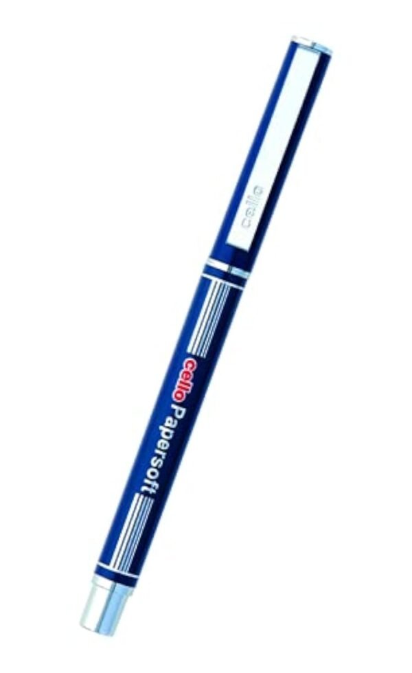 Cello Papersoft Ball Pen Pack Of 5 (Blue)