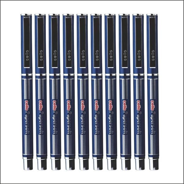 Cello Papersoft Ball Pen Pack Of 5 (Blue) - Image 3