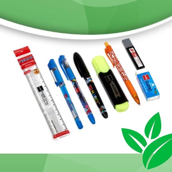 Cello Pen Pencil for kids school boys,office college,School kit for Kid Pen Pencil Kit 8 items in a pack (Pack of 1set) - Image 5