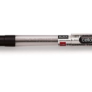 Alternative view of Cello Pinpoint Ball Pen- Black (Pack of 10) Technotip Ball Pen Set (Pack of 10 pens - Black)