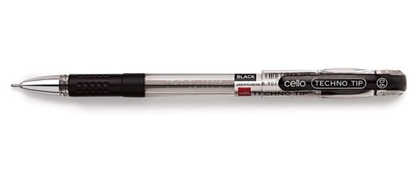 Cello Pinpoint Ball Pen- Black (Pack of 10) Technotip Ball Pen Set (Pack of 10 pens - Black) - Image 2
