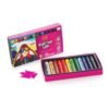 Cello - Pinpoint Blue Ball Pens, Set of 10 | Best for Students & Colourup Oil Pastels-12 Shades|Bright Colours For Kids|Non-Toxic Colouring Range|Adventure Themed Pack Ideal For Gifting|Multicolor