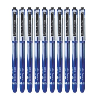 Cello Pointec Gelpen - Count of 10 (Blue)