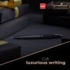 Cello Signature Carbon Ball Pen - Blue - Pack of 2 - Premium Writing Pens - Smooth Writing - Gifting Pens