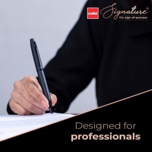 Alternative view of Cello Signature Carbon Ball Pen - Blue - Pack of 2 - Premium Writing Pens - Smooth Writing - Gifting Pens