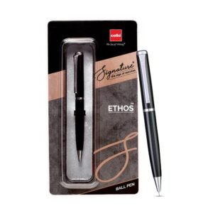 Cello Signature Carbon + Refill Pack Signature Ethos Ball Pen