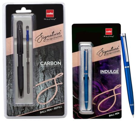 Cello Signature Carbon + Refill Pack Signature Indulge Ball…