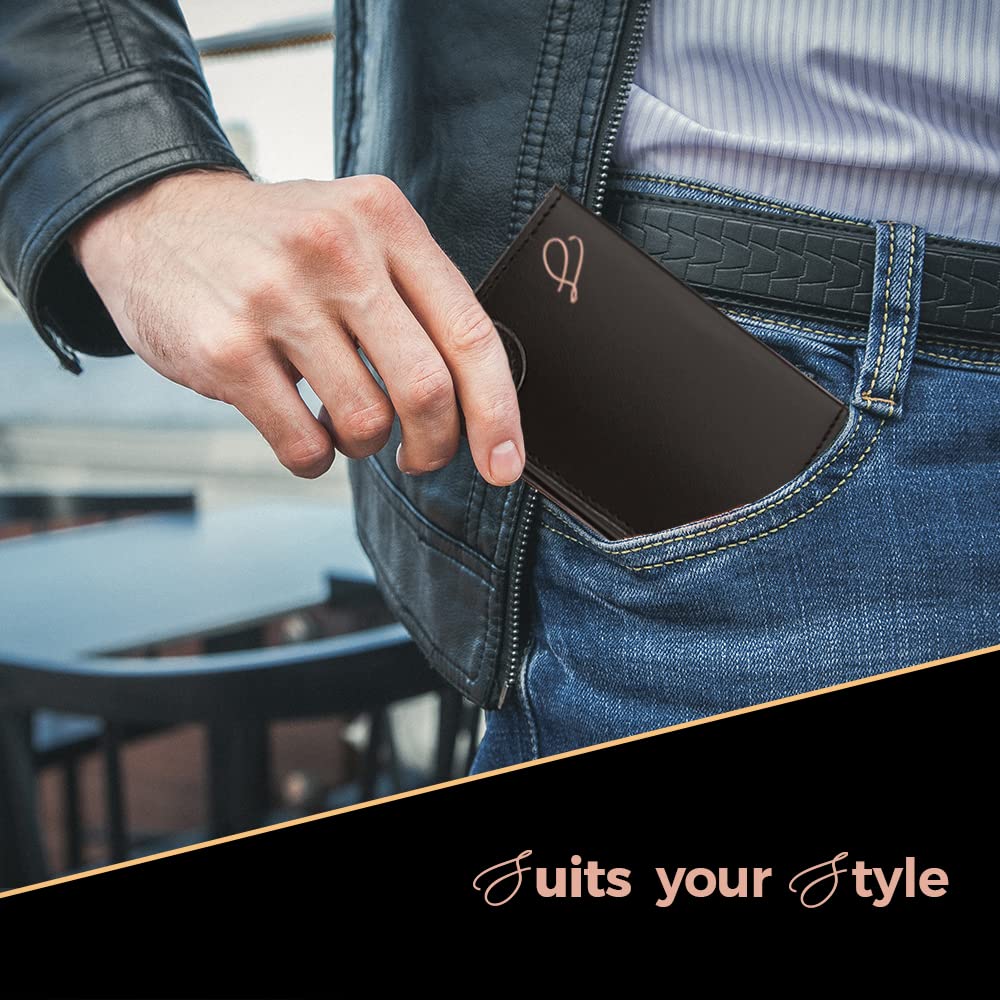 Cello Signature Executive Gift Set | Blue Ink | 1 Ball Pen + 1 Metal Keychain + 1 RFID Protected Wallet | Black Finish Pen | Premium Metal Pens | Stylish Gifts for Men | Corporate Gifting - Image 8