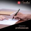 Cello Signature Origin Ball Pen | Blue Ink | 1 Ball Pen | Black & Golden Finish | Premium Metal Pen for Gift | Stylish Corporate & New Year Gifts for Men & Women