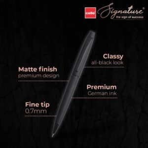 Alternative view of Cello Signature Series Carbon Ball Pen & Roller Pen Combo | Ideal For Corporate & Festive Gifting | Blue Ink, Pack of 1