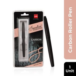 Alternative view of Cello Signature Series Carbon Roller Pen with Roller Pen Refill Combo | Ideal For Corporate & Festive Gifting | Blue Ink, Pack of 2