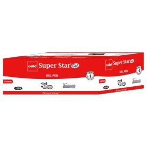 Cello Super Star Gel Pen - Pack of 100 (Blue)