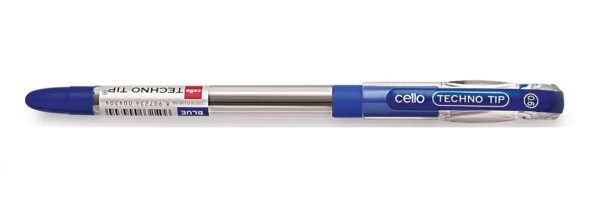 Cello Technotip Ball Pen Set | Pack of 10 | Blue Ball Pens | Lightweight Ball Pens for Pressure Free and Fine Writing | Pens with Comfortable Grip | For School and Office Use | Cello Pens