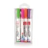 Cello Whitemate Vivid Whiteboard Marker (4 Vivid ink colors - Orange, Magenta, Violet, Lime) | Stationery for Home, Schools and Offices