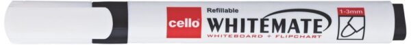 Cello Whitemate Whiteboard Marker - Pack of 10 (Black)
