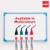 Cello Whitemate Whiteboard Markers | Set Of 4 Markers | 4 Assorted Ink Colours | Fine Point Marker Pens With Easily Refillable And Erasable Ink | Writes Longer