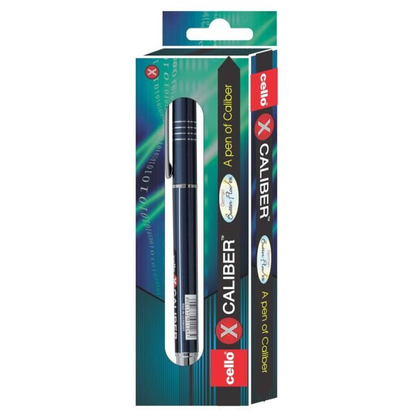 Cello X-Caliber Ball Pen - Pack of 10 (Blue) - Image 4