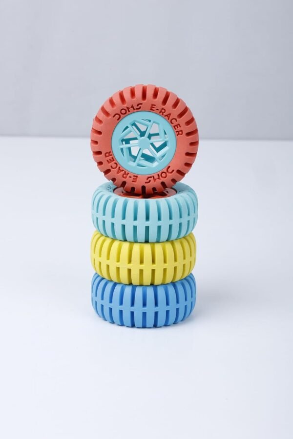DOMS E-Racer Erasers Pack of 20| Round Wheel Shape for Better Grip| for Neat & Clean Erasing| Best Birthday Gift for Children| Non-Toxic & Safe for Children - Image 4