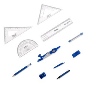 DOMS ENGINEO GEOMETRY BOX AND MATHEMATICAL DRAWING INSTRUMENT (2 IN 1 CONVERTIBLE LEG JOINT)