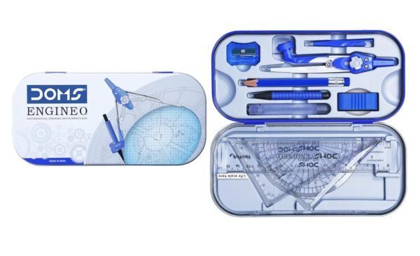 DOMS ENGINEO GEOMETRY BOX AND MATHEMATICAL DRAWING INSTRUMENT (2 IN 1 CONVERTIBLE LEG JOINT) - Image 6