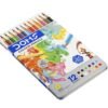 DOMS Fsc 12 Colour Pencil Flat Tin|Multicolor