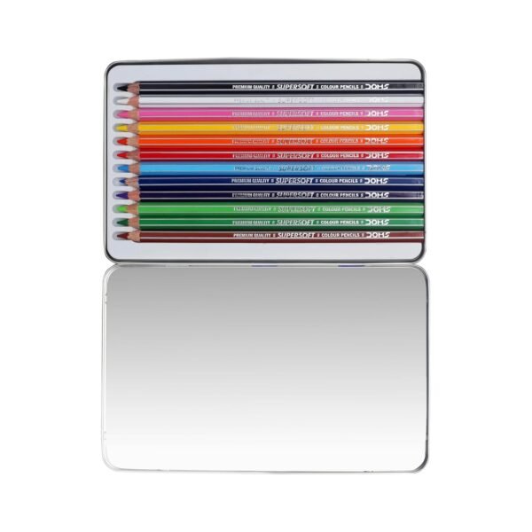 DOMS Fsc 12 Colour Pencil Flat Tin|Multicolor - Image 5