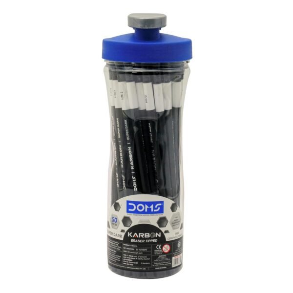 DOMS Karbon Pencil 50 Pcs Sipper, Ink black - Image 2