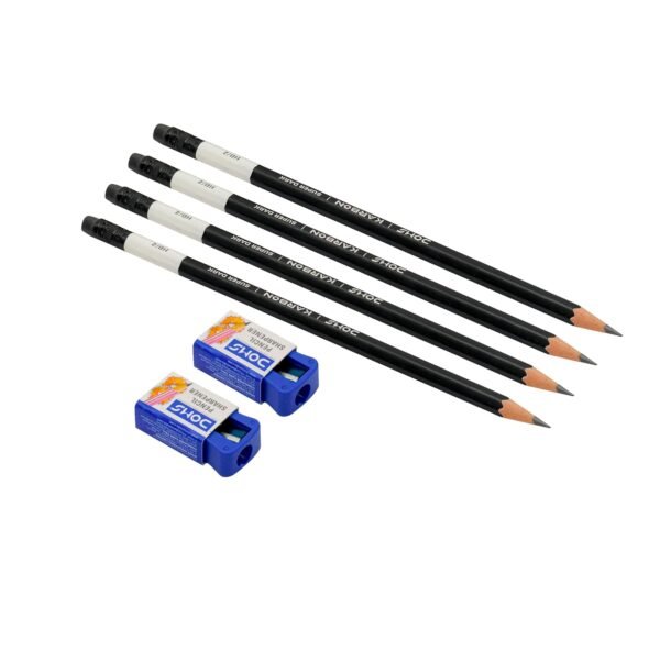 DOMS Karbon Pencil 50 Pcs Sipper, Ink black - Image 3