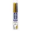 DOMS Metallist Series Metallic Brush Pen | 2 Shades (Gold & Silver) | Super Soft Tip | Ideal for Modern Calligraphy & Decorative Writing