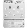 DOMS Modelling Clay 12 Shades New, Multicolor