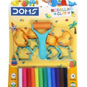 Alternative view of DOMS Modelling Clay 12 Shades New, Multicolor
