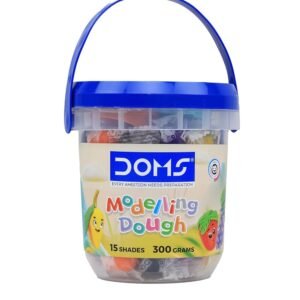 Alternative view of DOMS Modelling Dough 15 Shades(300 GM) |DIY Art & Craft |Soft, Colourful, Easily Kneadable | Safe and Non-Toxic | Including 4 Shape Toys, 1 Hand Roller, 1 Spatulla Inside