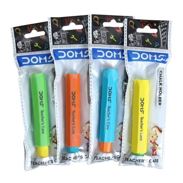 DOMS Non-Toxic Chalk & Oil Pastel Holder, Set of 5 Pcs - Image 3