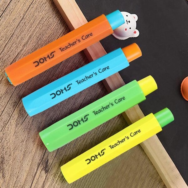 DOMS Non-Toxic Chalk & Oil Pastel Holder, Set of 5 Pcs - Image 5