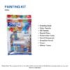 DOMS Painting Kit | Perfect Value Pack | Kit for School Essentials | Gifting Range for Kids | Combination of 9 Painting & Coloring Items Multicolor