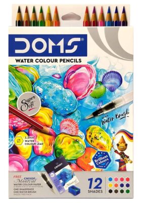 Doms Super Soft Hexagonal Pre-Sharpened Water Soluble Colou…